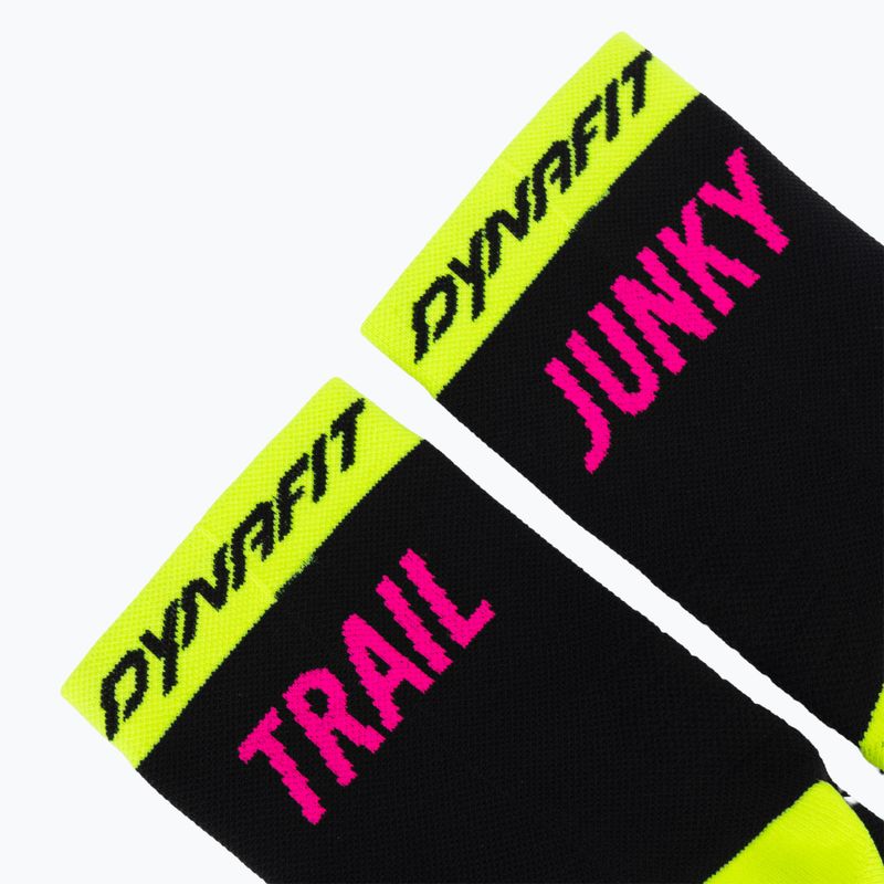 Zokni DYNAFIT Trail Mid black out ultra yellow/5A30 3