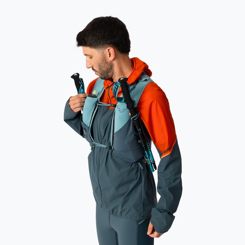 Futómellény DYNAFIT Alpine 8 Vest smoke blue/cinder 6