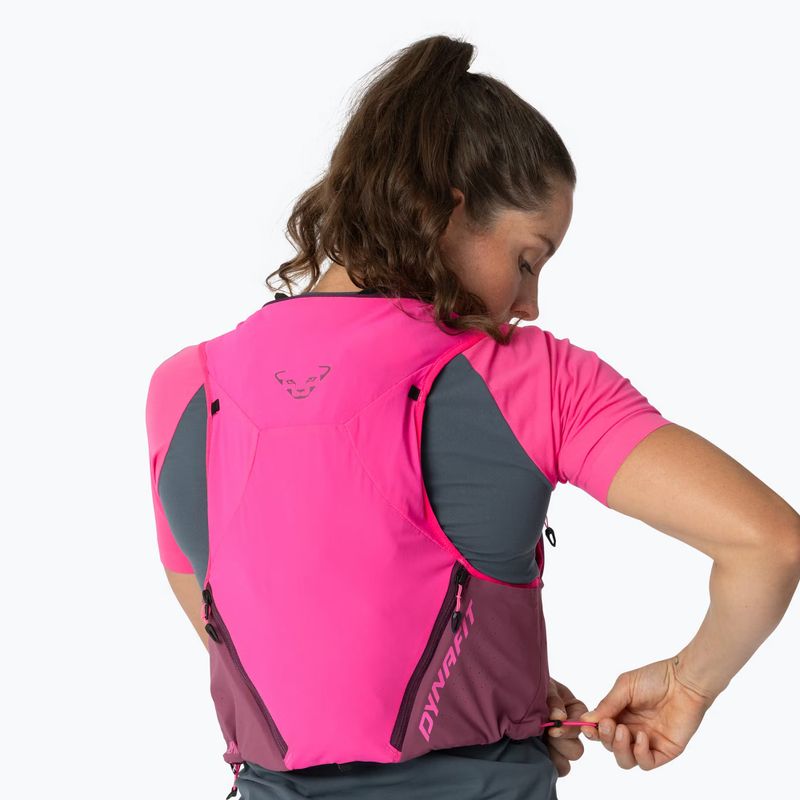 Futómellény DYNAFIT Alpine 8 Vest pink glo/amaranth 4