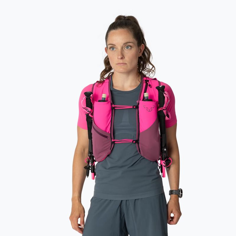 Futómellény DYNAFIT Alpine 15 Vest pink glo/amaranth 2