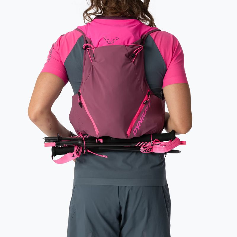 Futómellény DYNAFIT Alpine 15 Vest pink glo/amaranth 6
