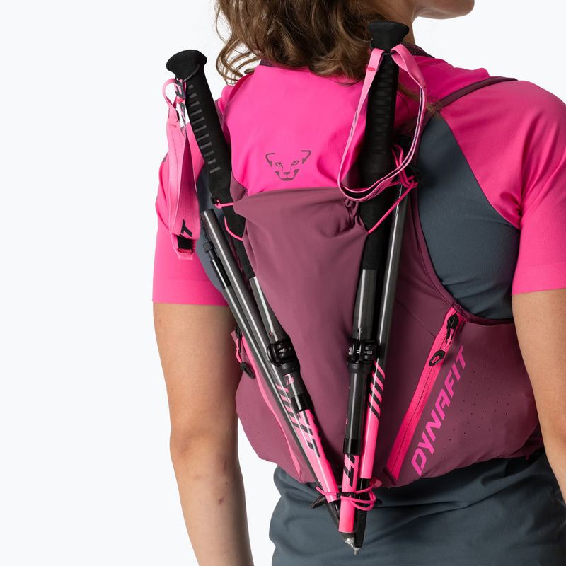 Futómellény DYNAFIT Alpine 15 Vest pink glo/amaranth 7