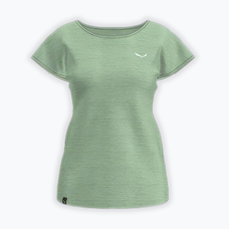 Női trekking póló Salewa Puez Melange Dry pastel green melange