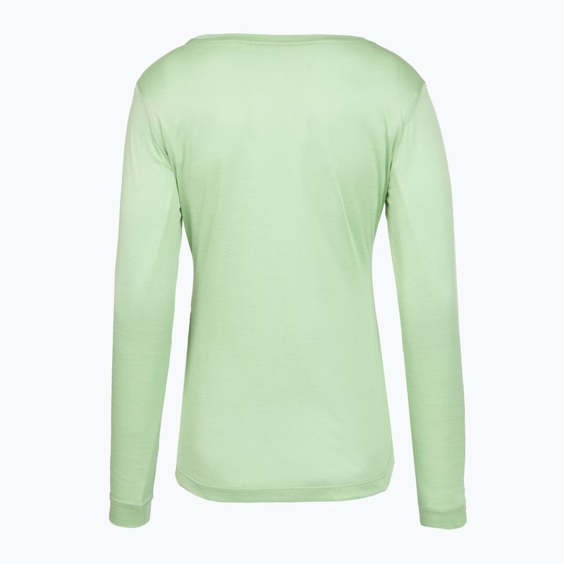 Női túra hosszú ujjú póló Salewa Puez Melange Dry pastel green melange 2