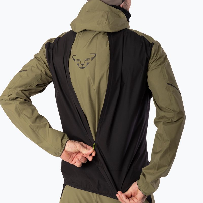 Férfi futókabát DYNAFIT Alpine 3L military green/0910 7
