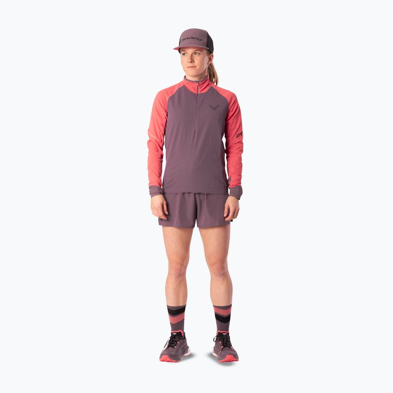 Női futópulóver Dynafit Alpine LS 1/2 Zip Tee cabana/6A90 2