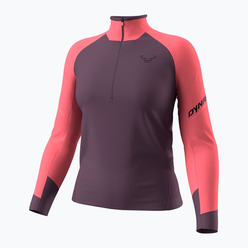 Női futópulóver Dynafit Alpine LS 1/2 Zip Tee cabana/6A90 7