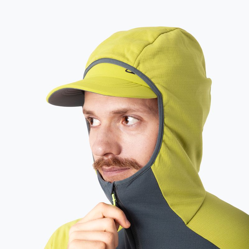 Férfi DYNAFIT Radical Polartec kapucnis túrasí pulóver arany lime/0720 3