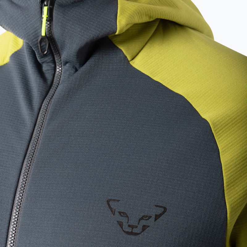 Férfi DYNAFIT Radical Polartec kapucnis túrasí pulóver arany lime/0720 4