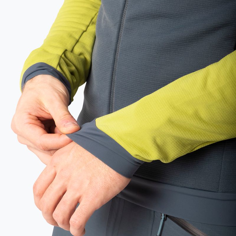 Férfi DYNAFIT Radical Polartec kapucnis túrasí pulóver arany lime/0720 5
