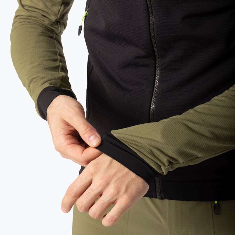 Férfi DYNAFIT Radical Polartec kapucnis túrasí pulóver katonazöld/0910 3