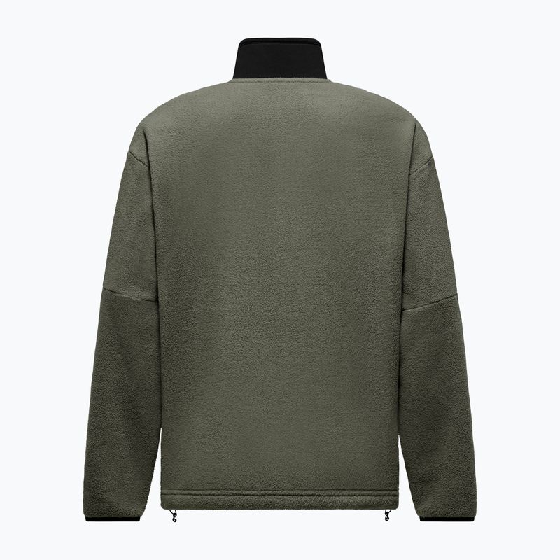 Férfi polár pulóver Salewa Fanes Full Zip faded green 2