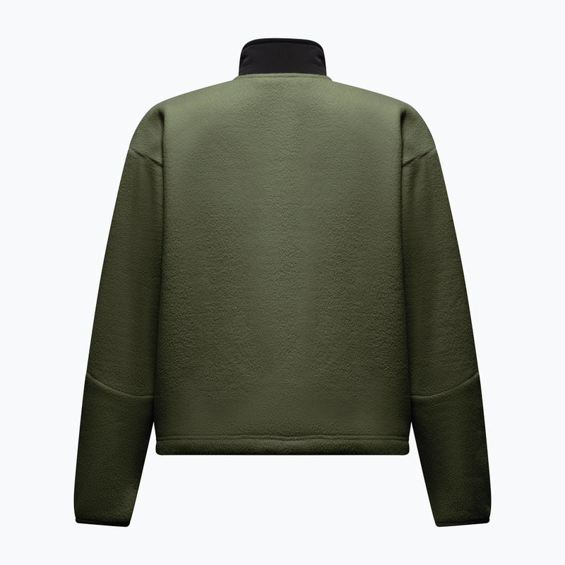 Női polár pulóver Salewa Fanes Full Zip Faded Green 2