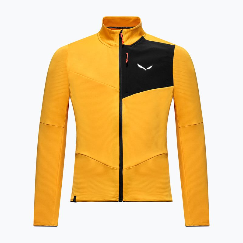 Férfi polár pulóver Salewa Ortles Fleece Full Zip Gold