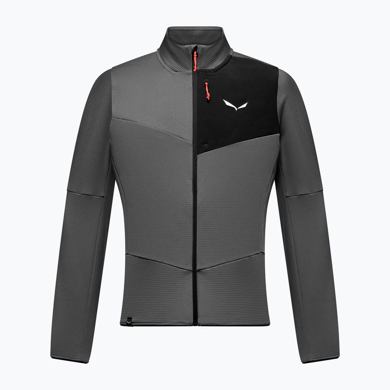 Férfi polár pulóver Salewa Ortles Fleece Full Zip Onyx/0910
