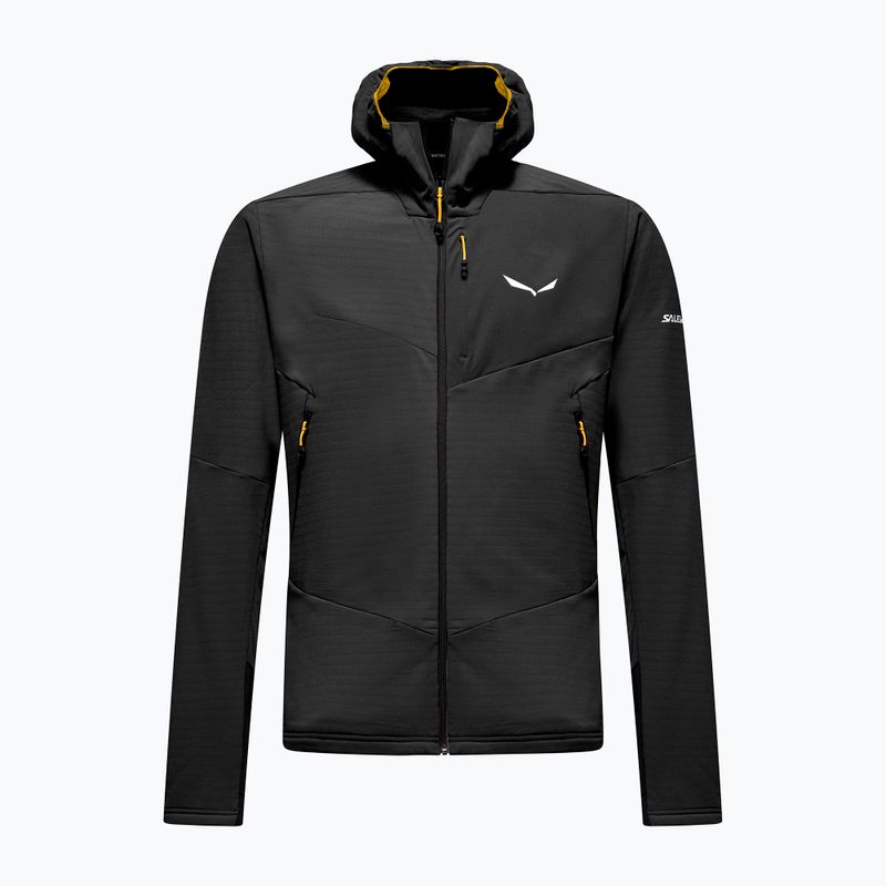 Férfi polár pulóver Salewa Ortles Fleece Pro Hooded Black Out