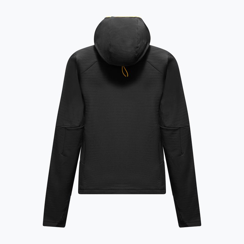 Női polár pulóver Salewa Ortles Fleece Pro Hooded Black Out 2