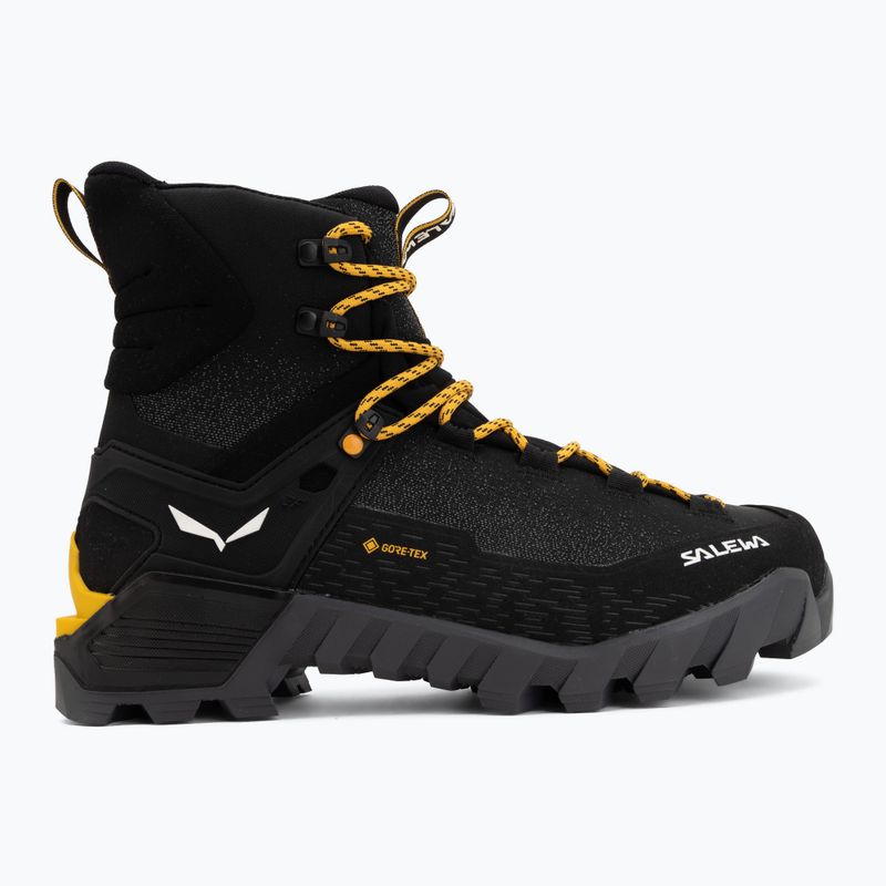 Férfi magashegyi cipők Salewa Ortles 2 MID GTX black/asphalt 2