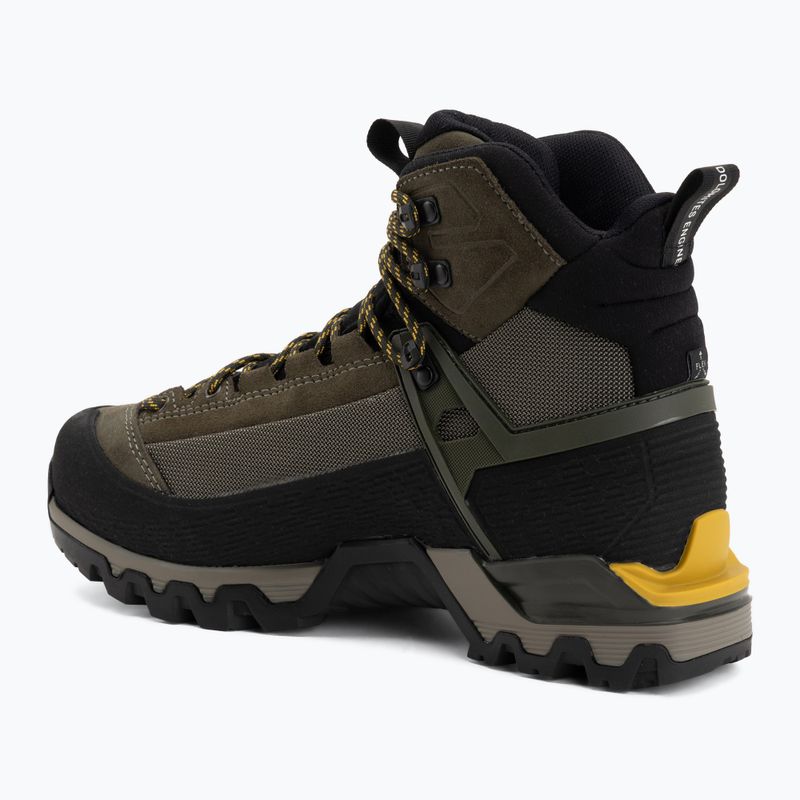 Férfi magashegyi cipő Salewa MTN Trainer 3 Tech Mid GTX fakó zöld/erdei éj 3