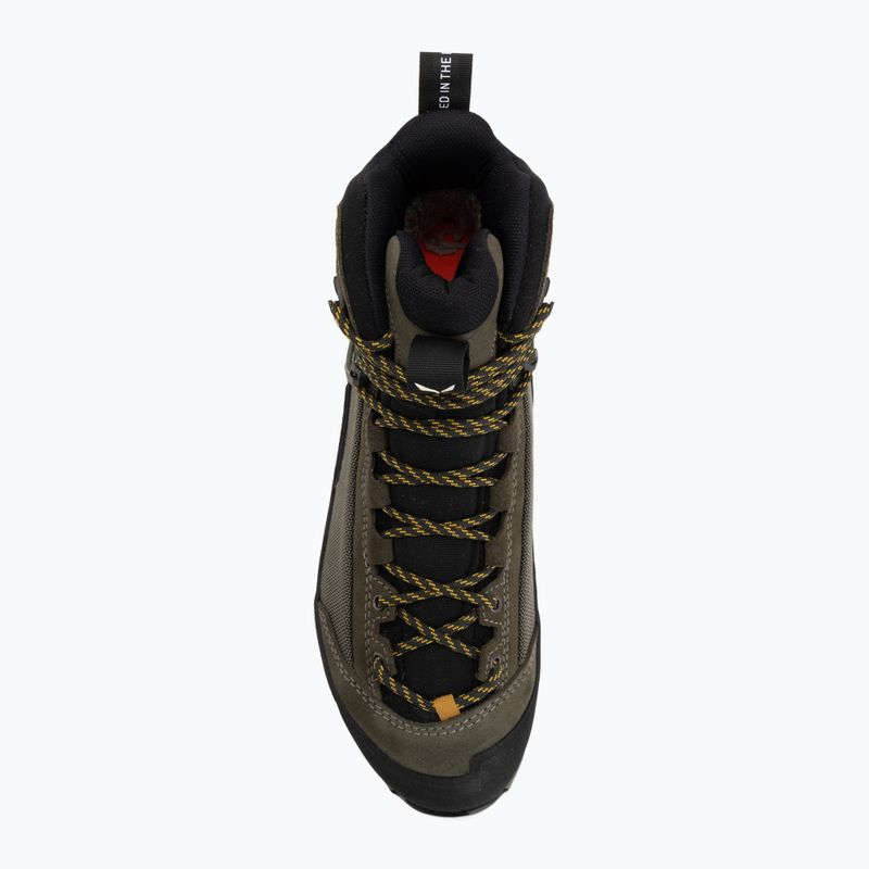 Férfi magashegyi cipő Salewa MTN Trainer 3 Tech Mid GTX fakó zöld/erdei éj 5
