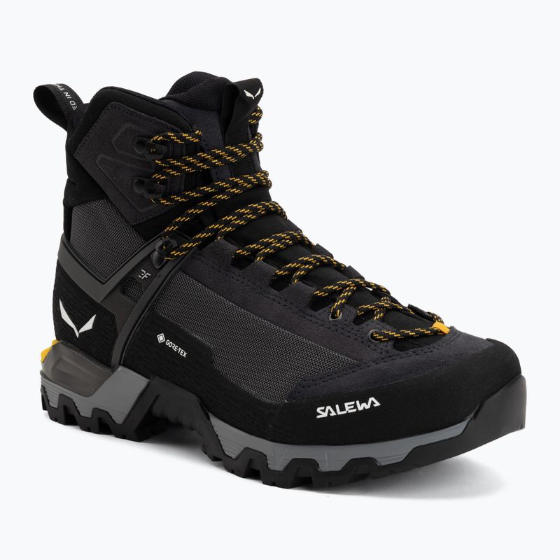 Férfi magashegyi cipő Salewa MTN Trainer 3 Tech Mid GTX fekete/ónix