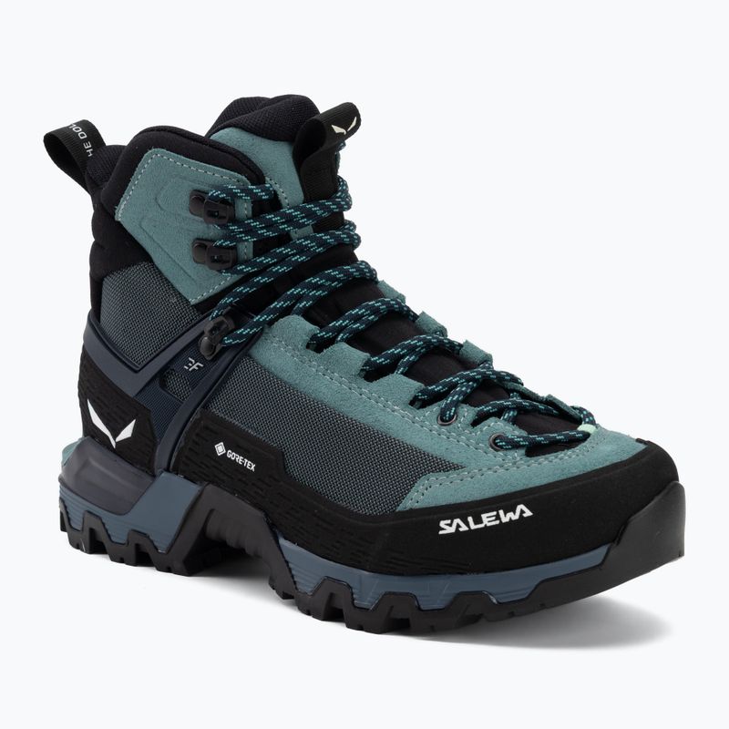 Női magashegyi cipő Salewa MTN Trainer 3 Tech Mid GTX willow/orion blue