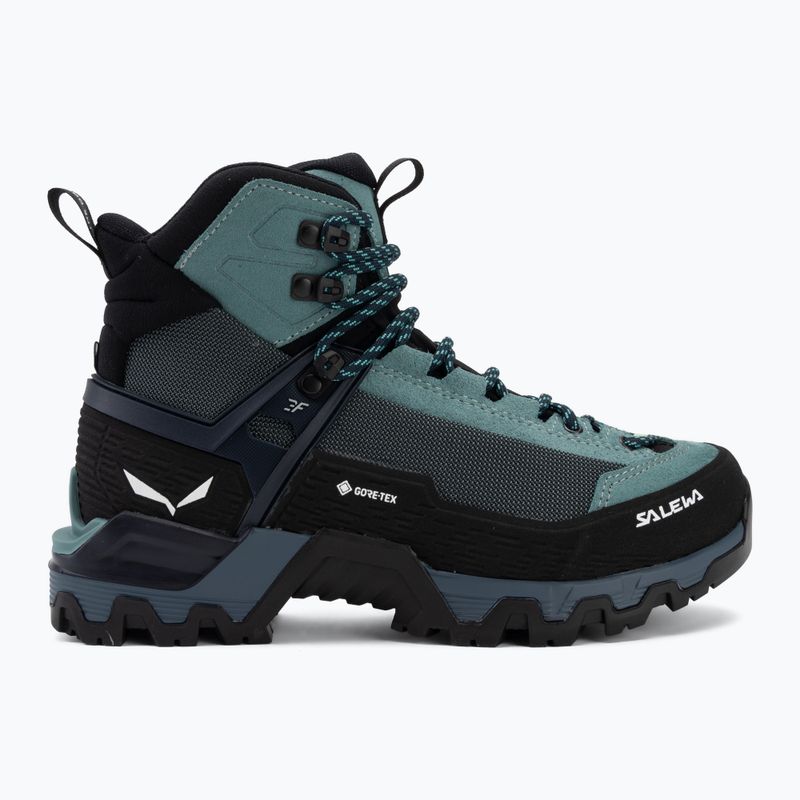Női magashegyi cipő Salewa MTN Trainer 3 Tech Mid GTX willow/orion blue 2