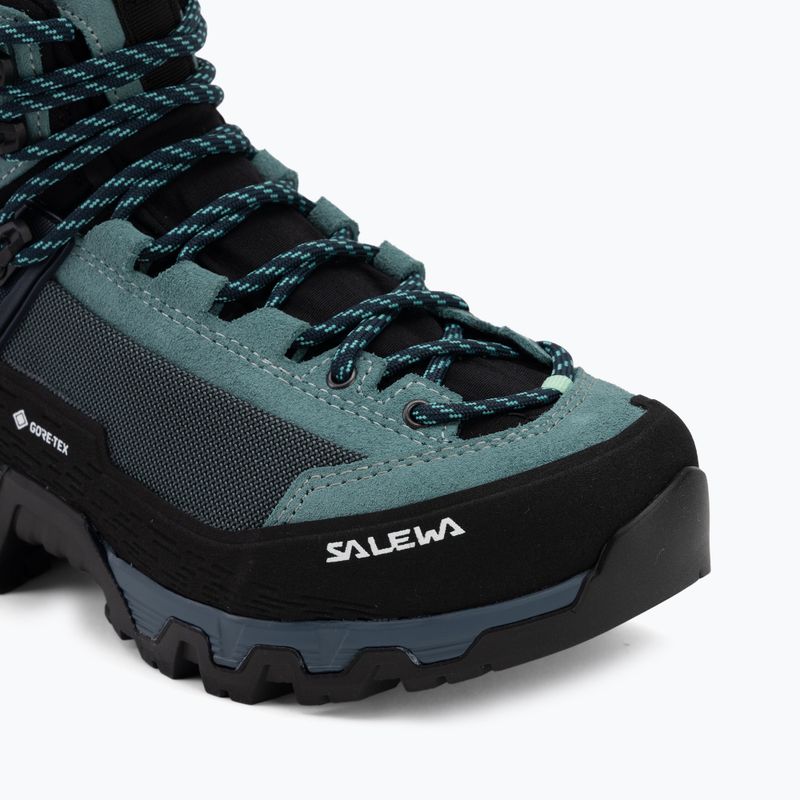 Női magashegyi cipő Salewa MTN Trainer 3 Tech Mid GTX willow/orion blue 7