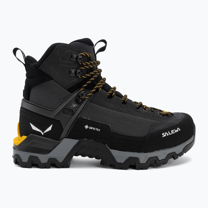 Női magashegyi cipő Salewa MTN Trainer 3 Tech Mid GTX fekete/ónix 2