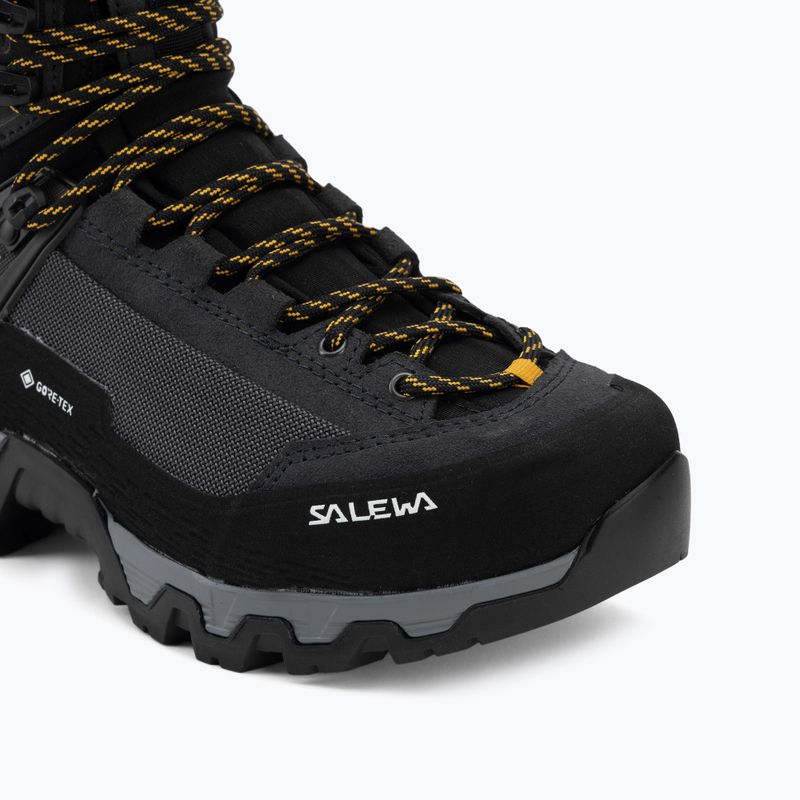 Női magashegyi cipő Salewa MTN Trainer 3 Tech Mid GTX fekete/ónix 7