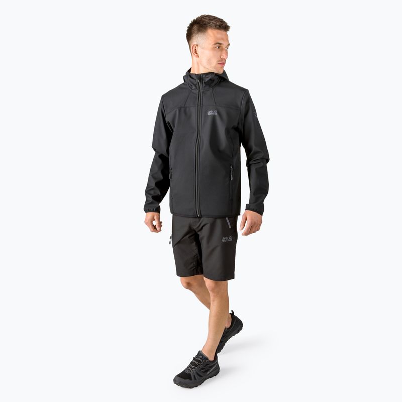 Jack Wolfskin férfi softshell dzseki Northern Point fekete 1304001_6000_002 2