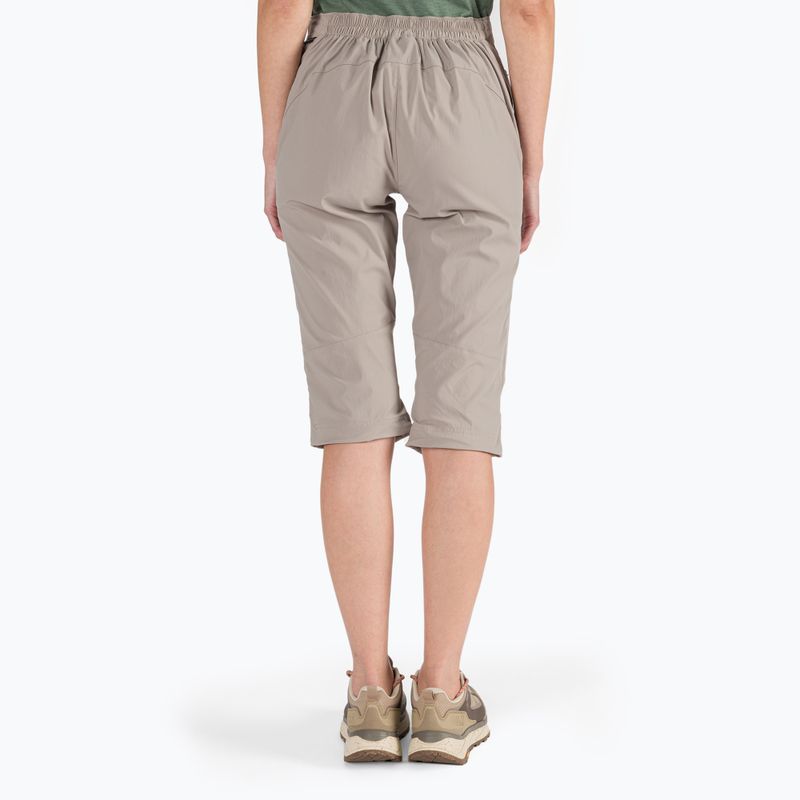 Női szoftshell nadrág Jack Wolfskin Activate Light 3/4 bézs 1503721_5041_034 3