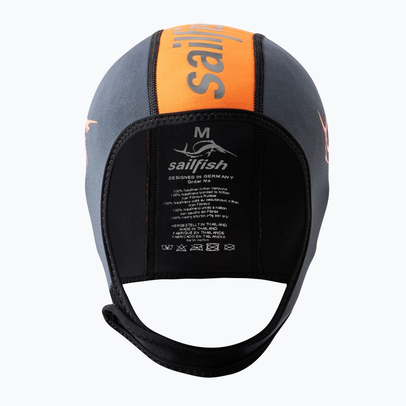 Sailfish szilikon fekete/narancssárga úszó sapka NEOPRENE CAP 5