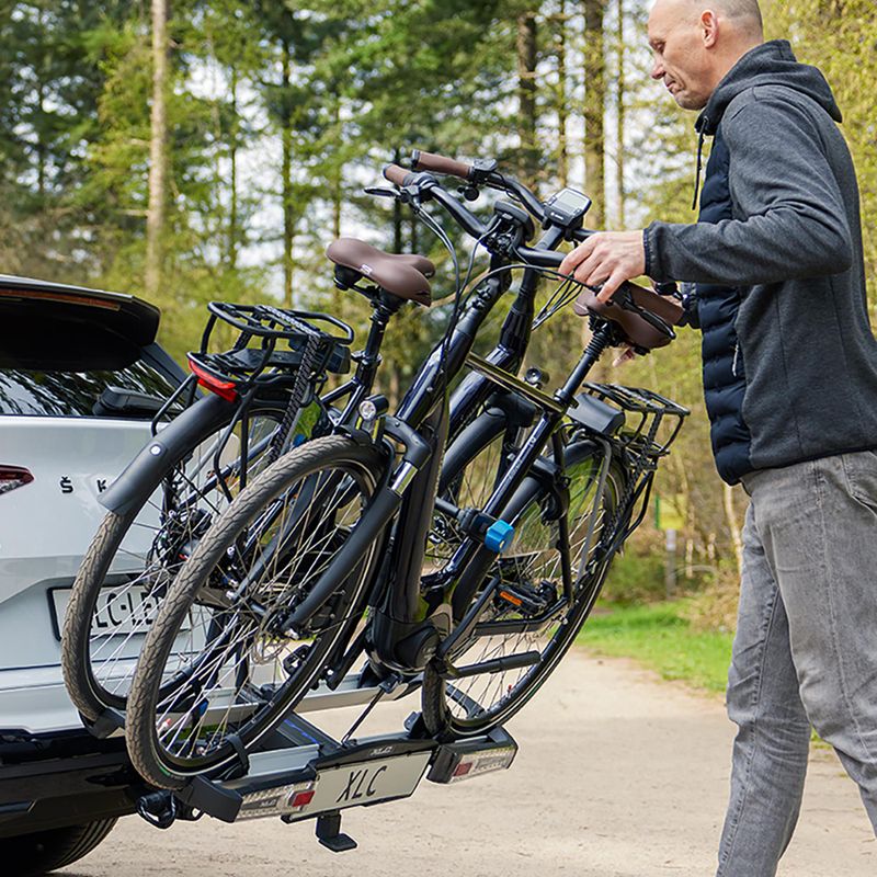 XLC Azura Xtra LED 2Bikes vonóhorog ezüst/fekete 17