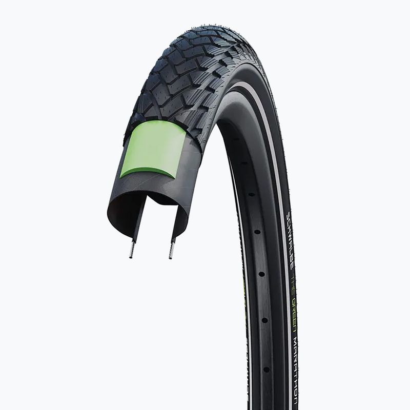 SCHWALBE Green Marathon GreenGuard Addix Eco 28 x 1.75 fekete reflex kerékpár gumiabroncs