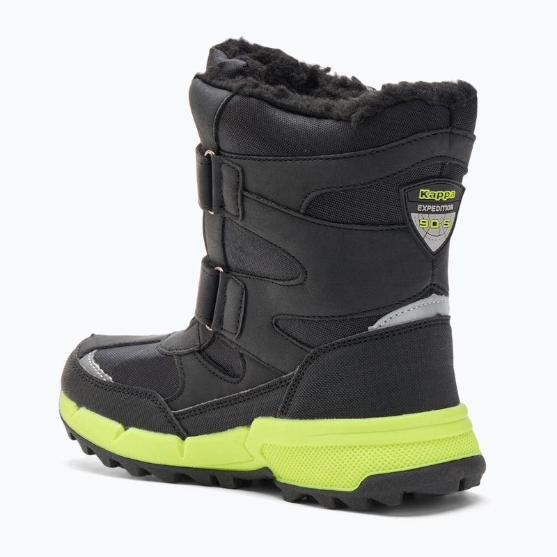 Gyerek hótaposó Kappa Cekis Tex black/lime 3