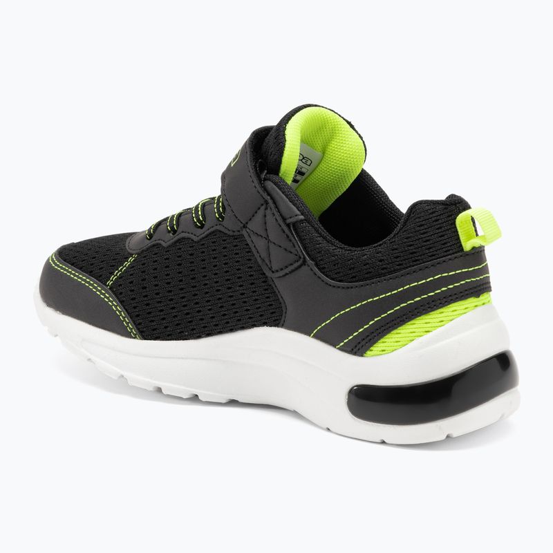 Gyerekcipő Kappa Larus black/lime 4