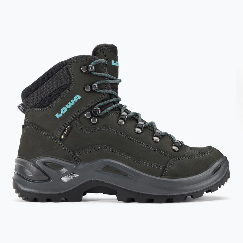 Cipő LOWA Renegade GTX Mid asphalt/turkis 2