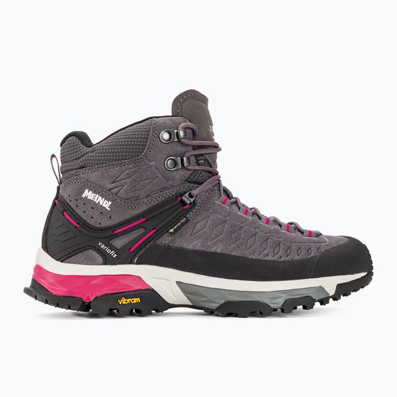 Női túrabakancs Meindl Top Trail Lady Mid GTX szürke/magenta 2