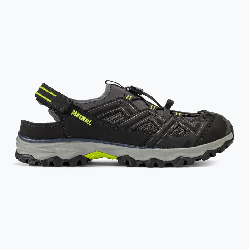 Férfi trekking szandál Meindl Bari - Comfort fit anthracite/lemon 2