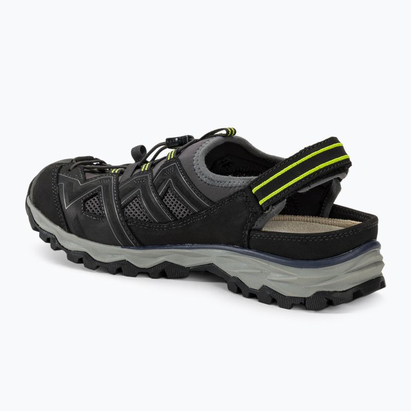 Férfi trekking szandál Meindl Bari - Comfort fit anthracite/lemon 3