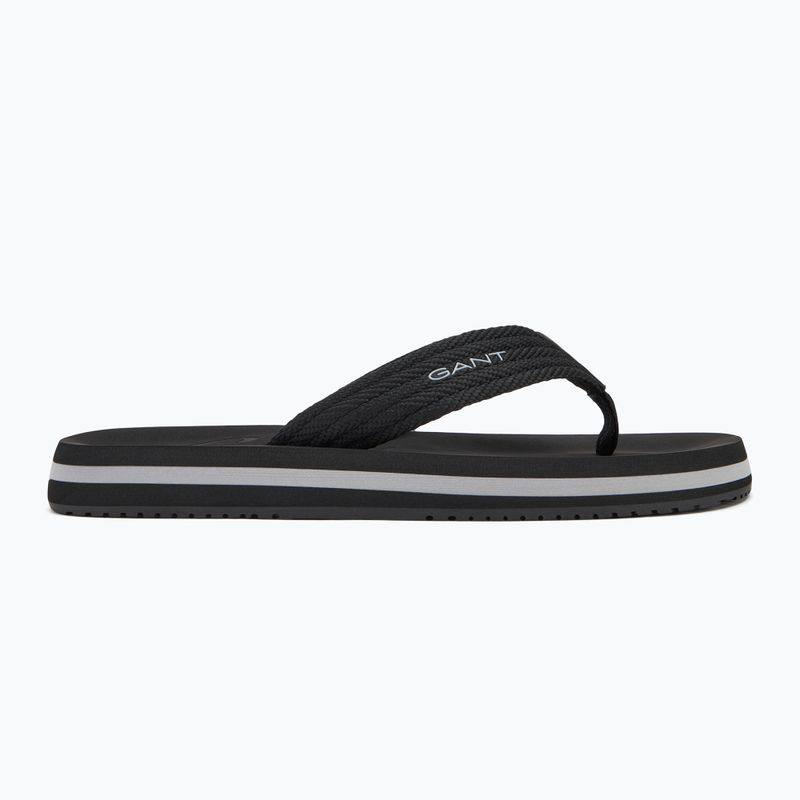 Férfi GANT Brodale flip flops fekete 2