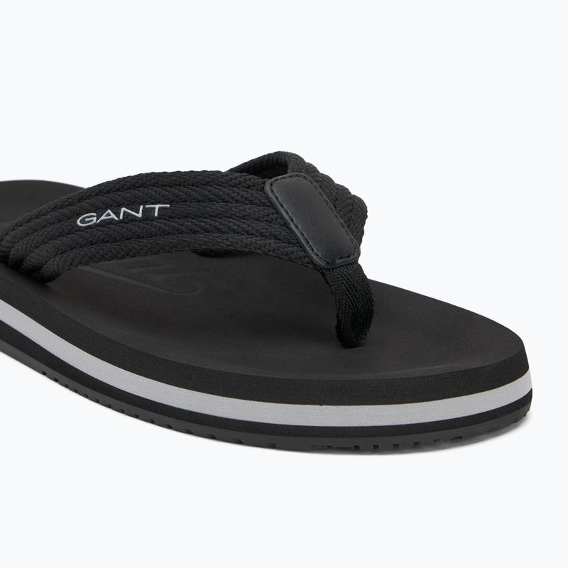 Férfi GANT Brodale flip flops fekete 7