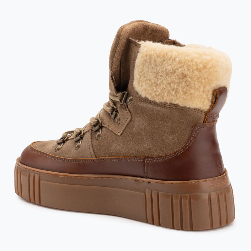 Női csizma GANT Snowmont meleg camel 3