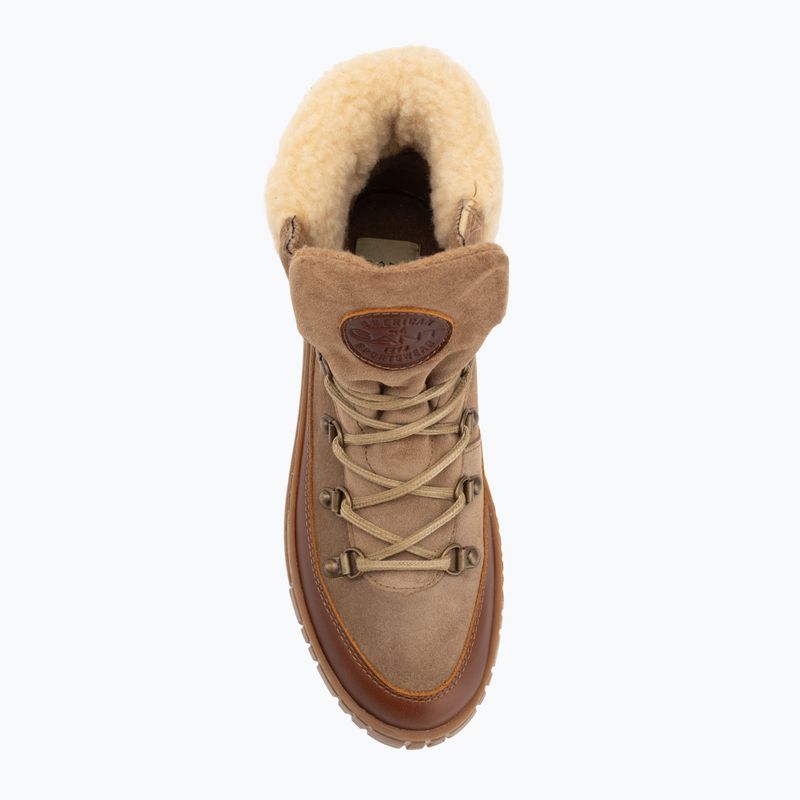 Női csizma GANT Snowmont meleg camel 5