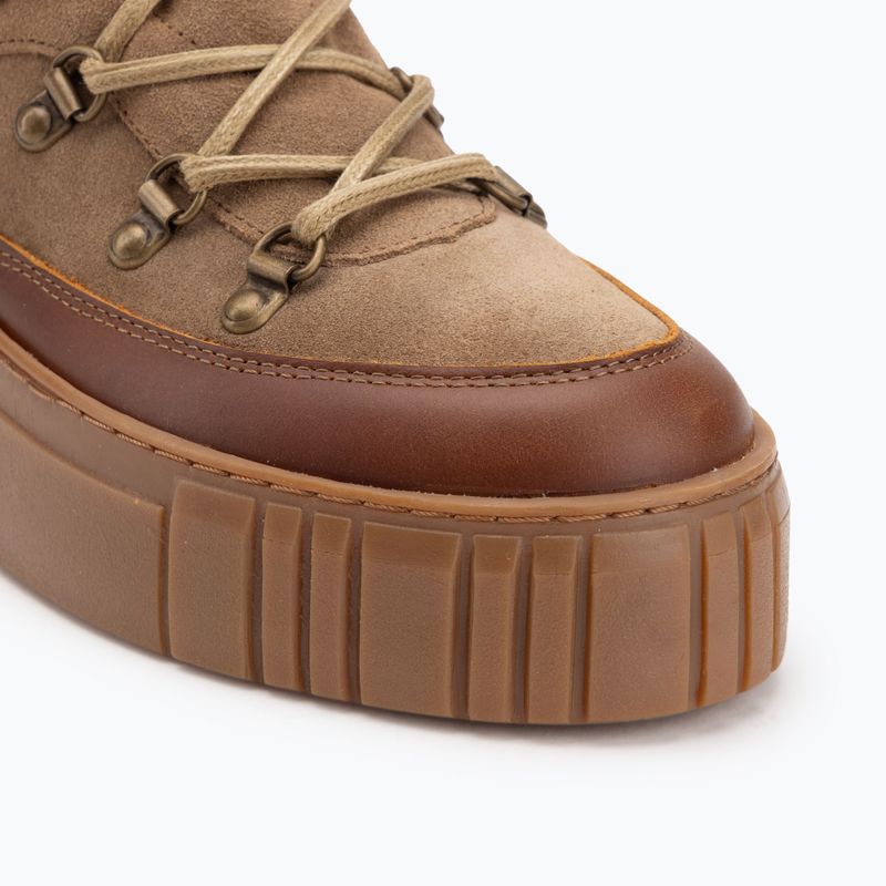 Női csizma GANT Snowmont meleg camel 7