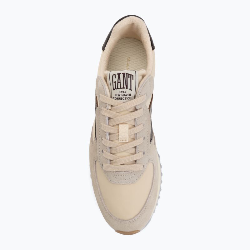 Női cipők GANT Beja beige/dark brown 5