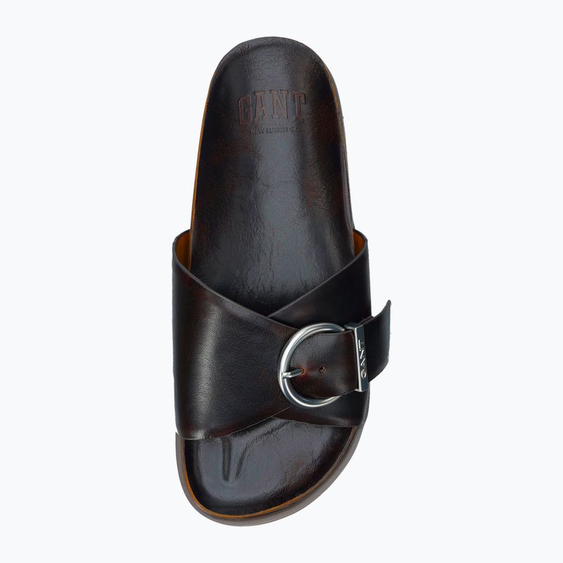 Női papucsok GANT Mardale dark brown 5