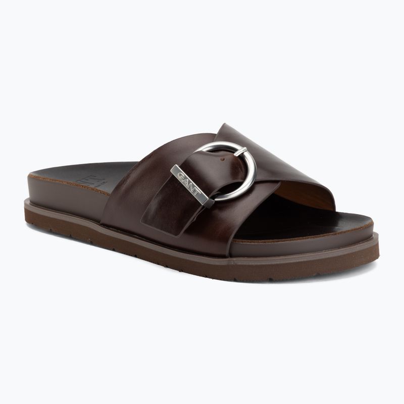 Női papucsok GANT Mardale dark brown