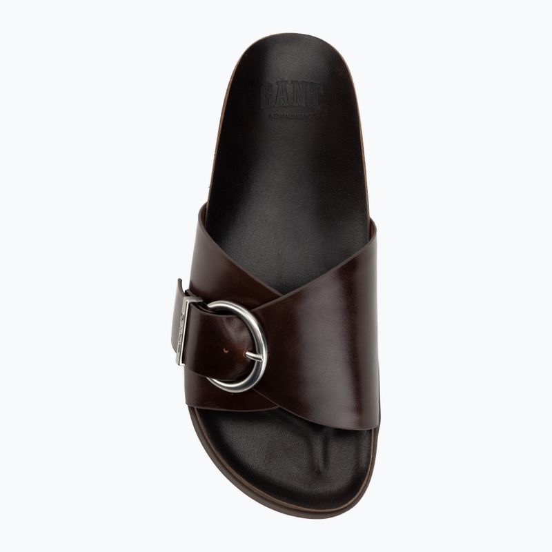 Női papucsok GANT Mardale dark brown 5